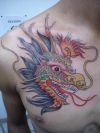 chinese dragon head tats